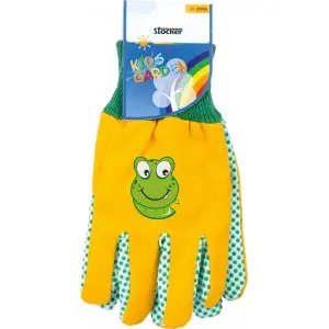 Manusi de gradina pentru copii KIDS GARDEN, galben/verde