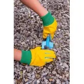 Manusi de gradina pentru copii KIDS GARDEN, galben/verde