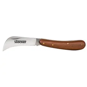 Cutit briceag pentru altoit cu lama secera de 64 mm