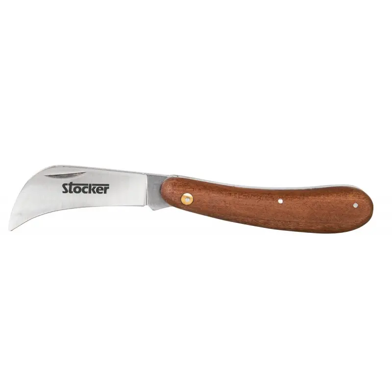 Cutit briceag pentru altoit cu lama secera de 69 mm