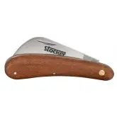 Cutit briceag pentru altoit cu lama secera de 69 mm