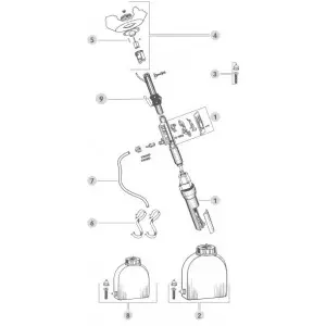 Duze de micronizare, plastic ST233, ST234, ST244 (2buc/set)