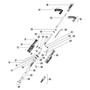 Motor cu buton de alimentare cu suruburi ST308