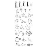 Saiba plata diametru 16 mm ST3906, ST3907