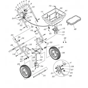 Angrenaj, ventilator, suruburi, stift de fixare ST3914 (34+19+35+21+33+28+12)