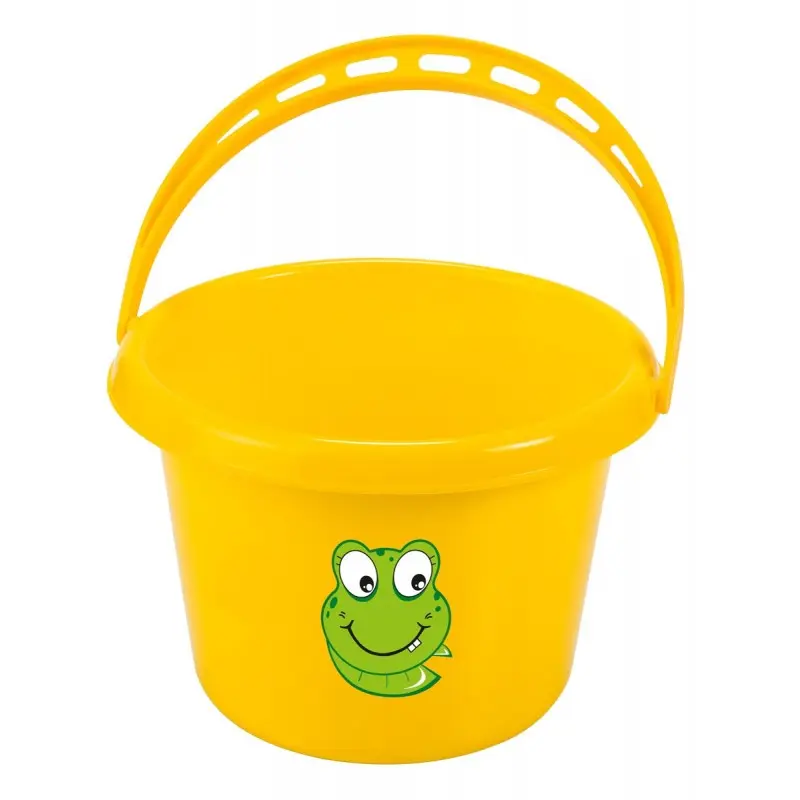Galetuta din plastic pentru copii KIDS GARDEN, galbena