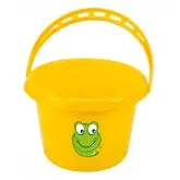 Galetuta din plastic pentru copii KIDS GARDEN, galbena
