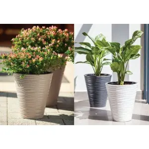 Suport ghiveci Arca Design Sahara rotund inalt