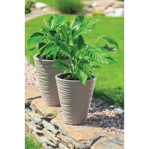 Suport ghiveci Arca Design Sahara rotund inalt