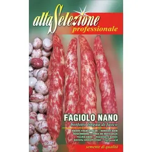 Seminte fasole oloaga lata Borlotto Lingua Di Fuoco Alta Selezione Qualita