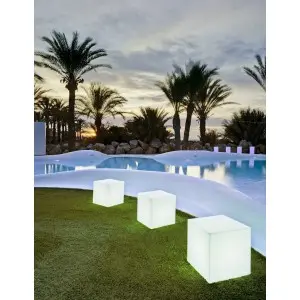 Cub iluminare gradina si terasa Arca Luce Light, LED alb