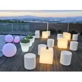 Cub iluminare gradina si terasa Arca Luce Light, LED alb