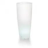 Suport ghiveci iluminat terasa si gradina Arca Luce rotund, LED RGB