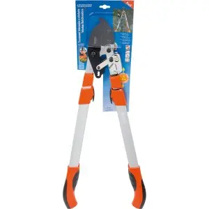Cleste tip nicovala cu clichet pentru taiat crengi, cu maner telescopic 75 - 100 cm
