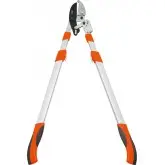 Cleste tip nicovala cu clichet pentru taiat crengi, cu maner telescopic 75 - 100 cm