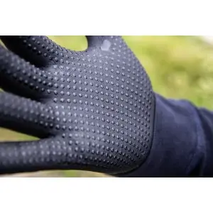 Manusi de gradina Bamboo, negru/verde