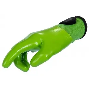 Manusi de gradina impermeabile, negru/verde