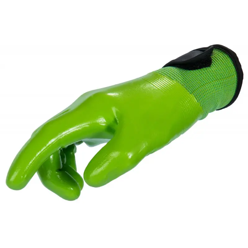 Manusi de gradina impermeabile, negru/verde