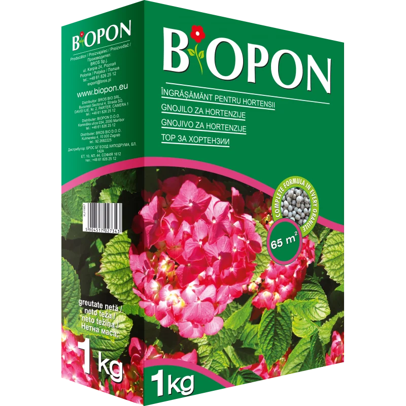 Ingrasamant granulat pentru hortensii Biopon