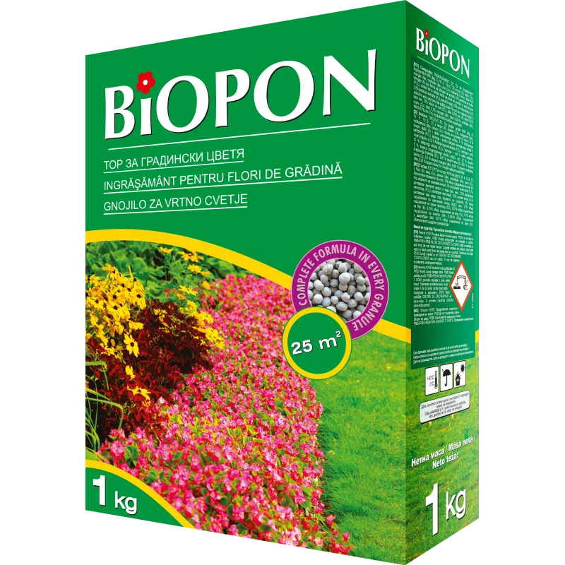 Ingrasamant granulat pentru flori de gradina Biopon
