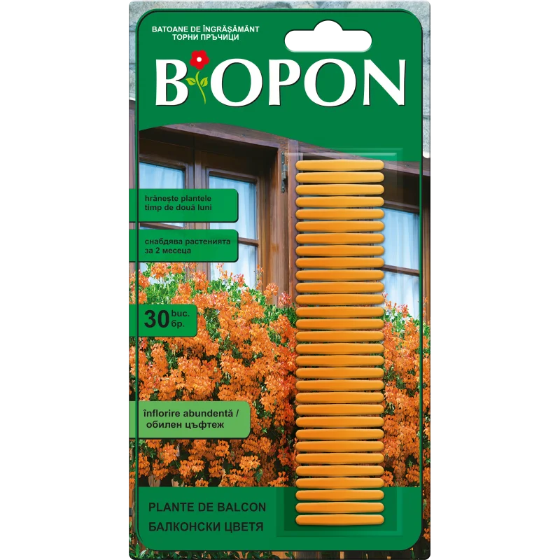 Batoane de ingrasamant plante de balcon set 30 buc Biopon