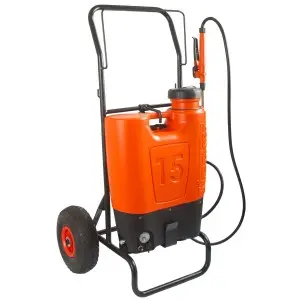 Pompa tip rucsac ELECTRO 15 l, Li-ION cu carucior