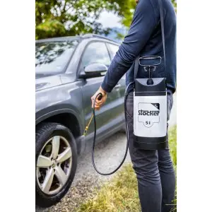Pompa manuala de presiune Viton 5 l, cu manometru