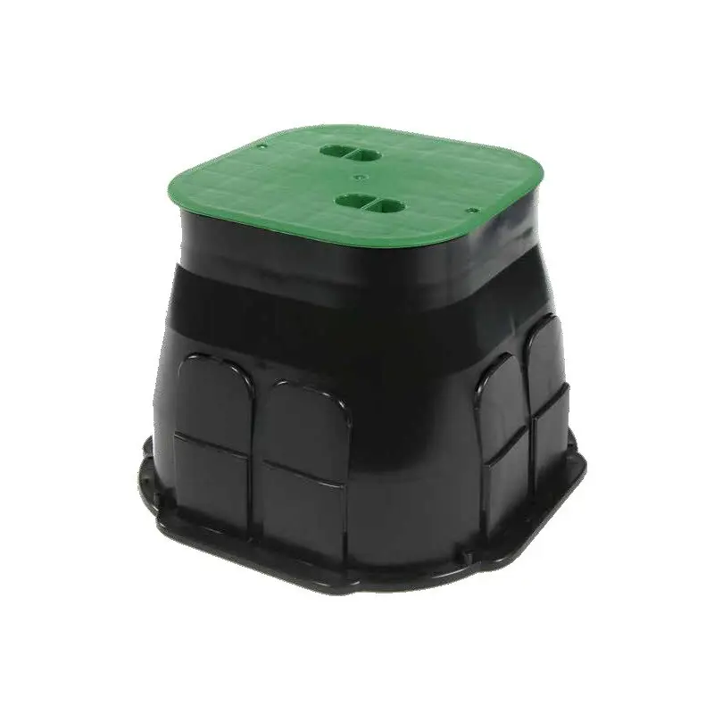 Camin patrat SAB Medium, negru/verde