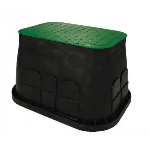 Camin dreptunghiular SAB Jumbo, negru/verde