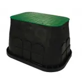 Camin dreptunghiular SAB Jumbo, negru/verde
