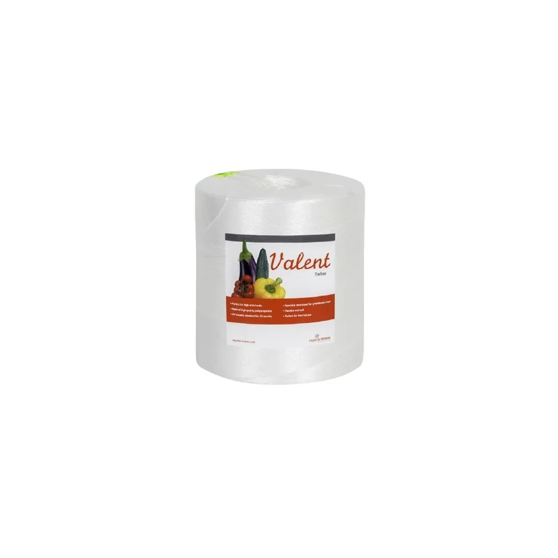 Sfoara palisat pentru legume, alba Valent, rola 7.200 ml