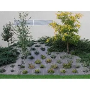 Agrotextil mulcire Agrolys BL130, negru 130 g/mp, 25x25 cm