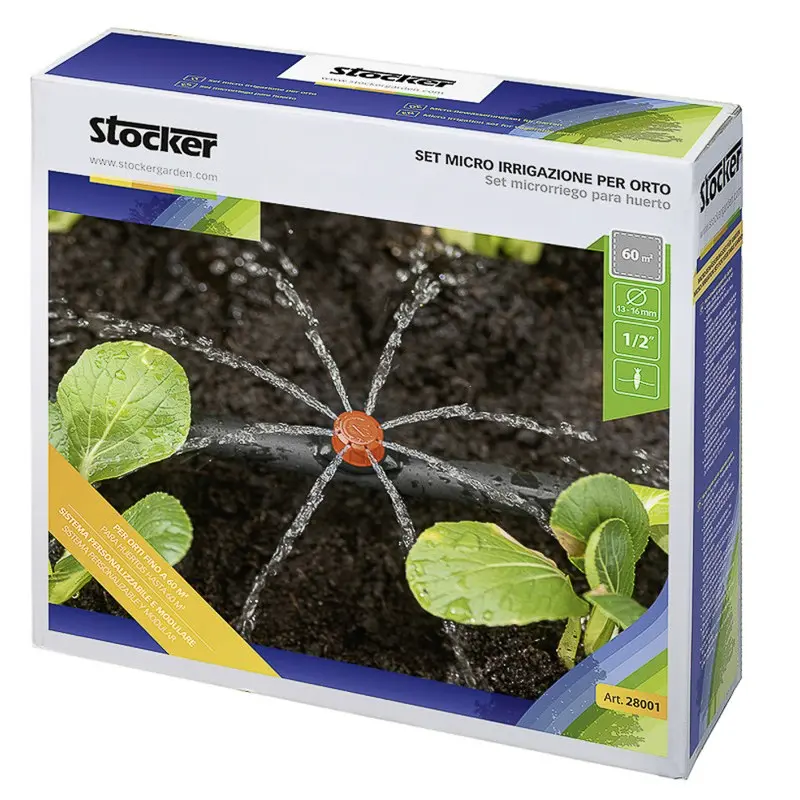 Set microirigare pentru gradina vegetala cu tub Ø13-16 mm