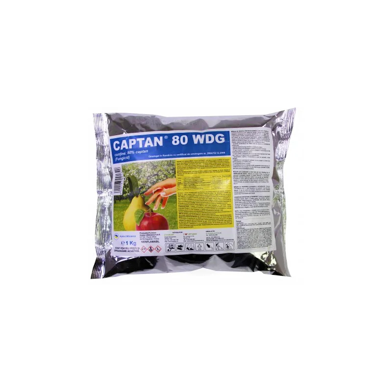 Fungicid Captan 80 WDG