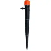 Ciuperca picurare ajustabila cu 8 orificii pentru Ø 4-6 mm, cu picior