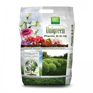 Ingrasamant organo-mineral flori unigreen 8-5-16 piante
