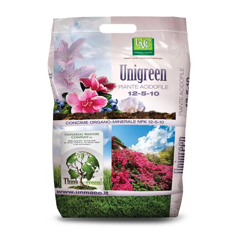Ingrasamant organo-mineral flori Unigreen 12-5-10 acidofile, 90 zile