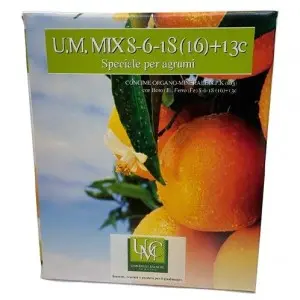 Ingrasamant organo-mineral flori Unigreen 8-6-18 agrumi, 70-80 zile