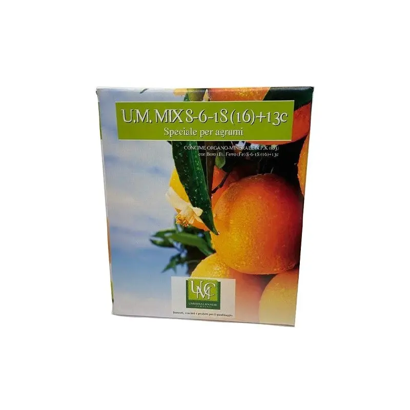 Ingrasamant organo-mineral flori Unigreen 8-6-18 agrumi, 70-80 zile