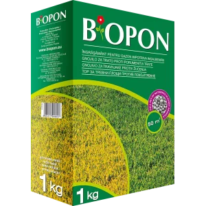Ingrasamant granulat pentru gazon impotriva ingalbenirii Biopon