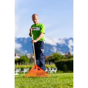Grebla din plastic pentru gazon-frunze cu coada