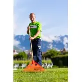 Grebla din plastic pentru gazon-frunze cu coada