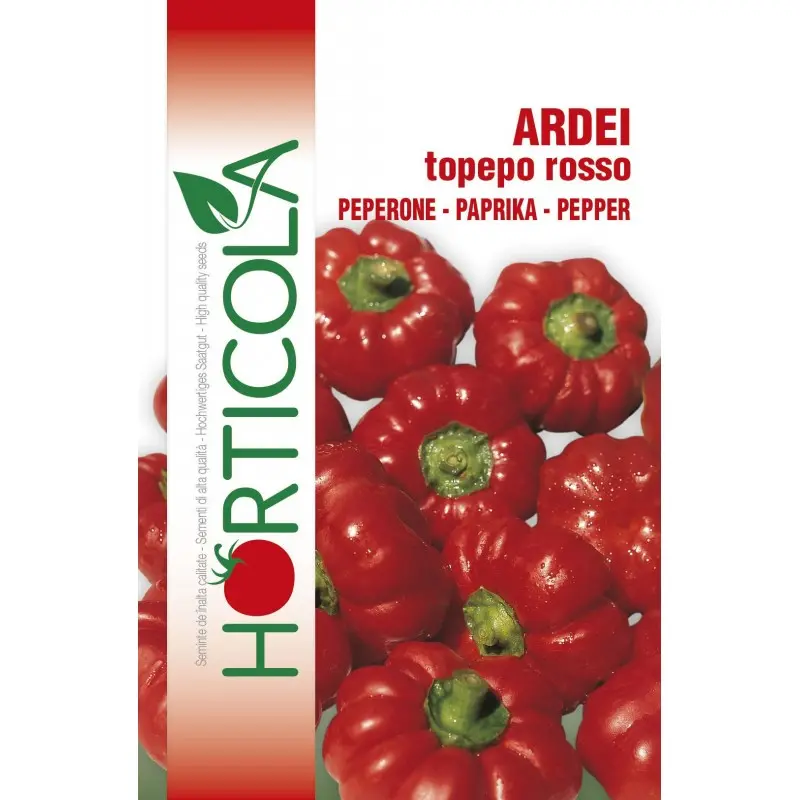 Seminte ardei gogosar Topepo Rosso Horticola