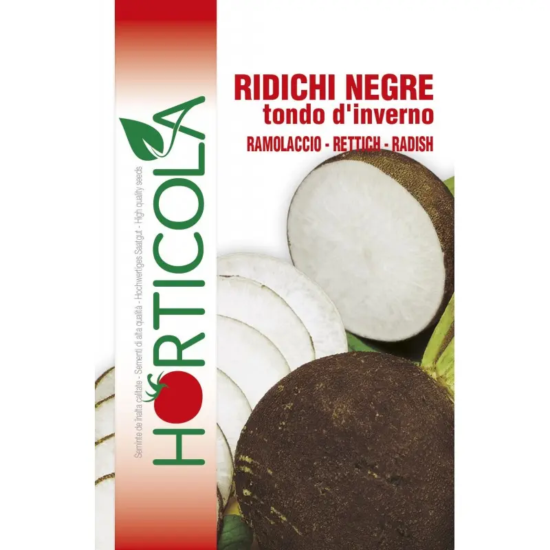 Seminte ridichi negre Nero Tondo D'inverno Horticola