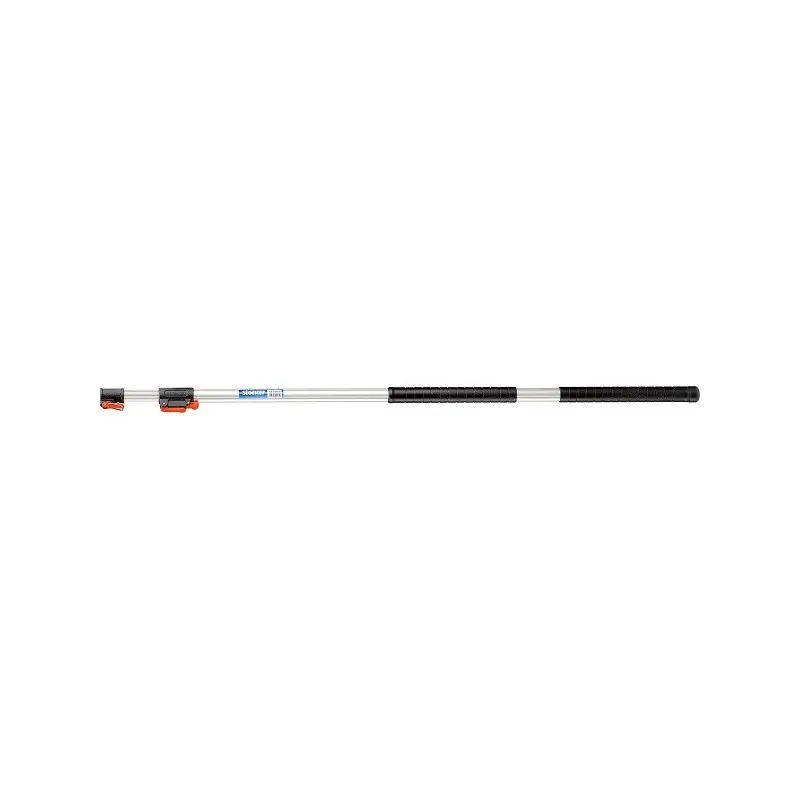 Maner dublu telescopic profesional din aluminiu cu cleme 75 - 135 cm
