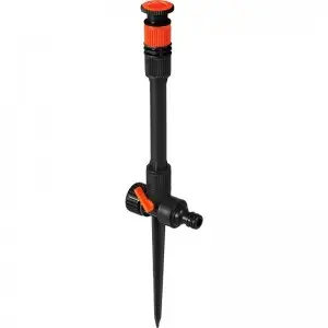 Aspersor reglabil la 360° cu racord rapid la furtun, extensibil