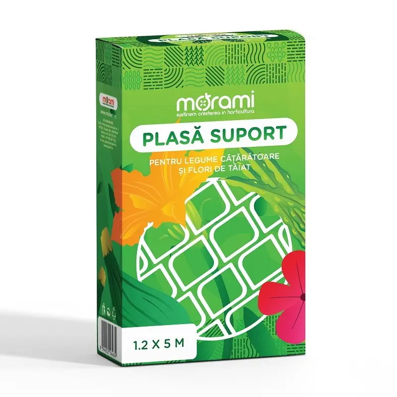 Plasa plante cataratoare Horti-Plant, alba, 18x18 cm