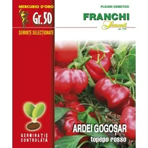 Seminte ardei gogosar Topepo Rosso Mercurio D’oro