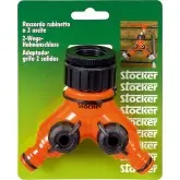 Conector robinet ½" - ¾" cu 2 iesiri