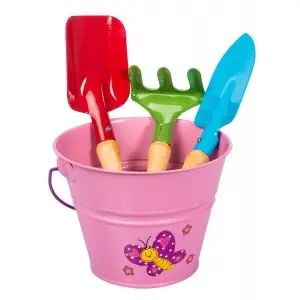 Unelte de gradina pentru copii KIDS GARDEN, roz